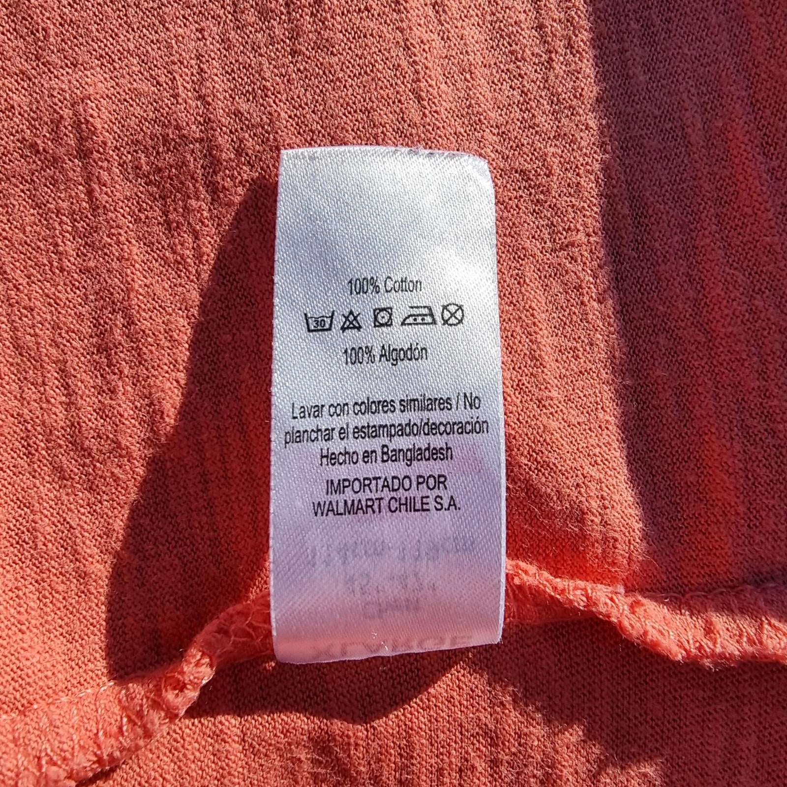Daytona Beach T-Shirt Men's UK Size XL Coral Crew Neck Short Sleeve Double Sided