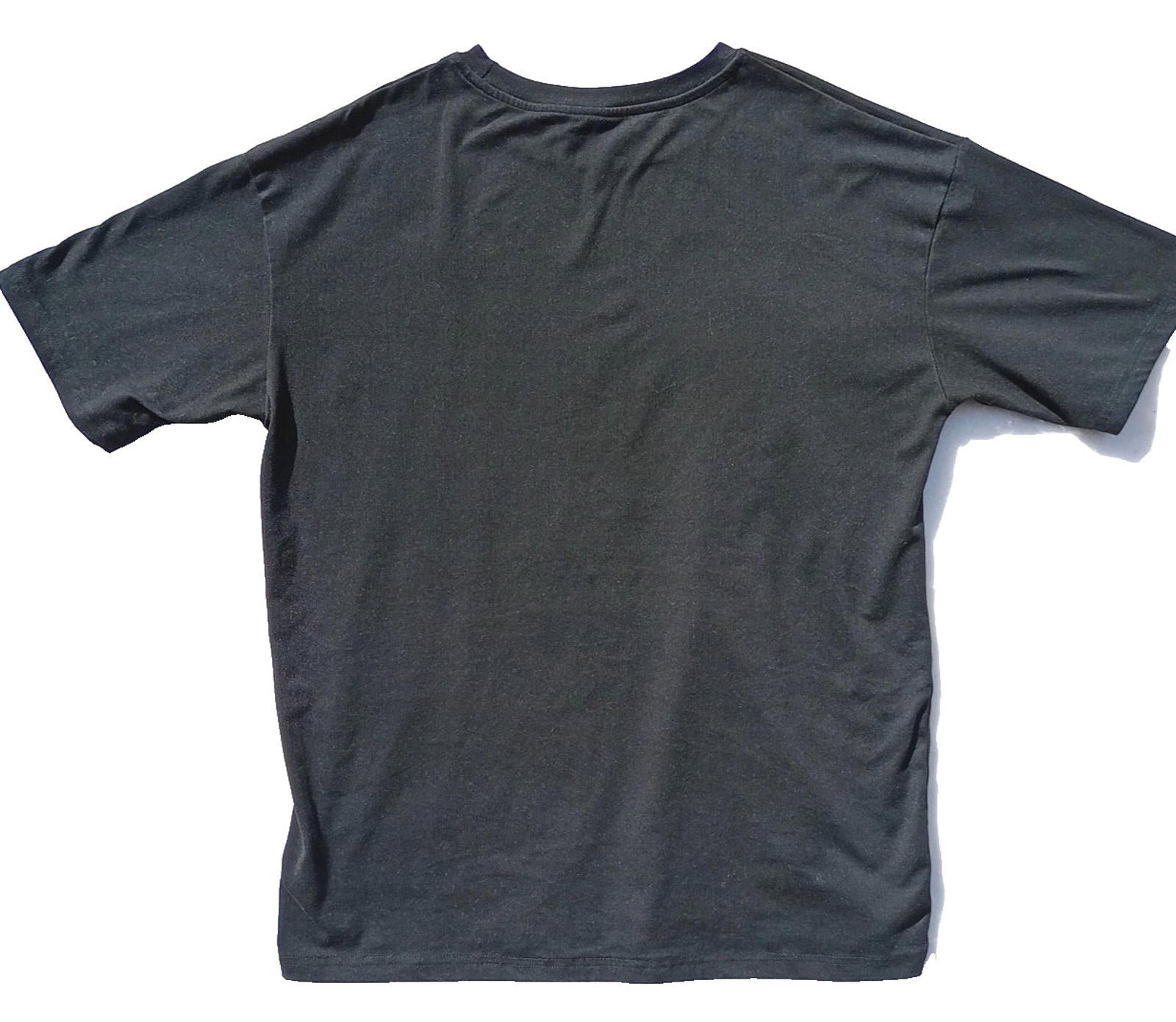 California Graphic Print T-Shirt Men's UK Size S Black Crew Neck 100% Cotton