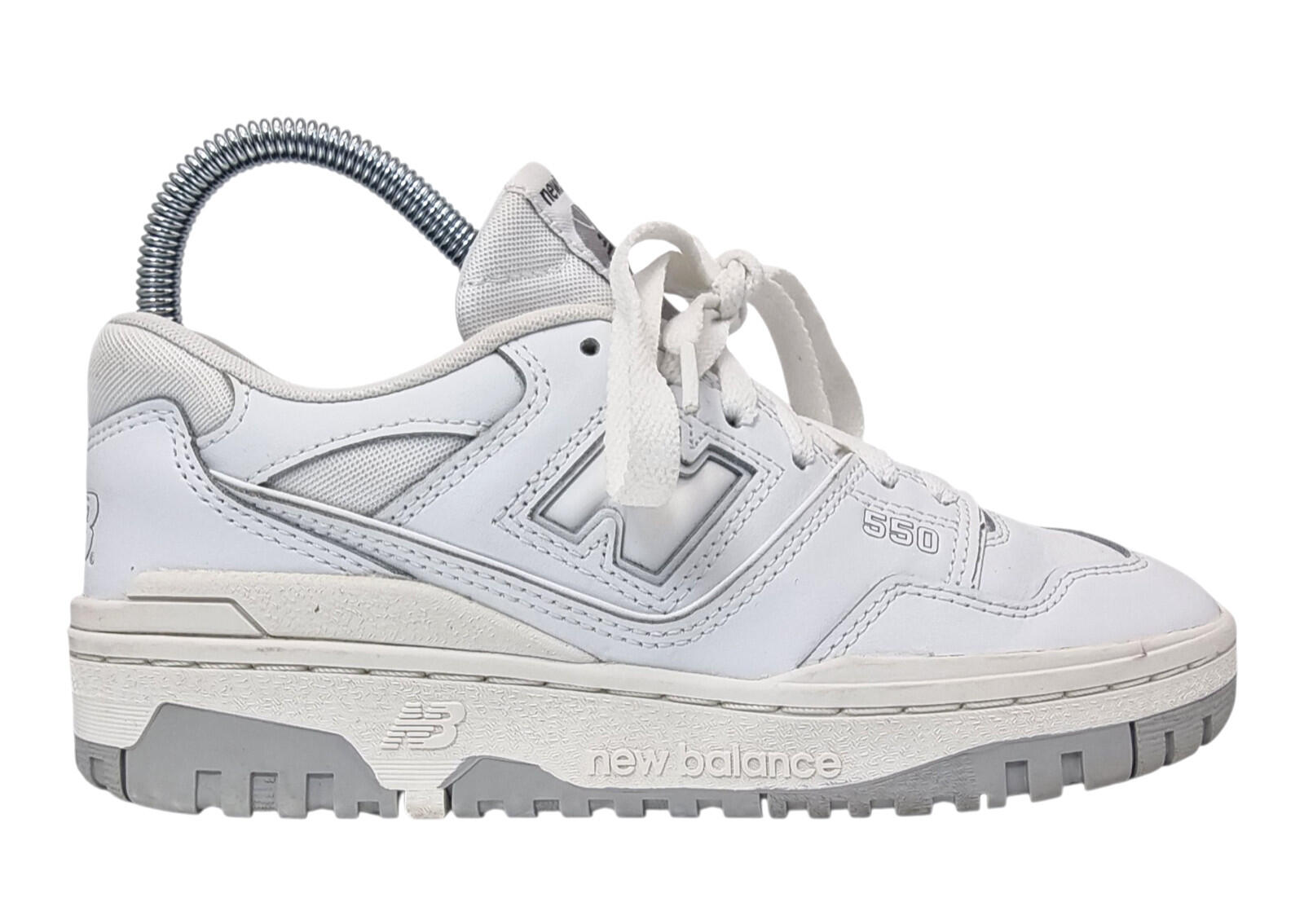 New Balance 550 Trainers Women's UK Size 4 White Grey Colorway Shoe Sneakers