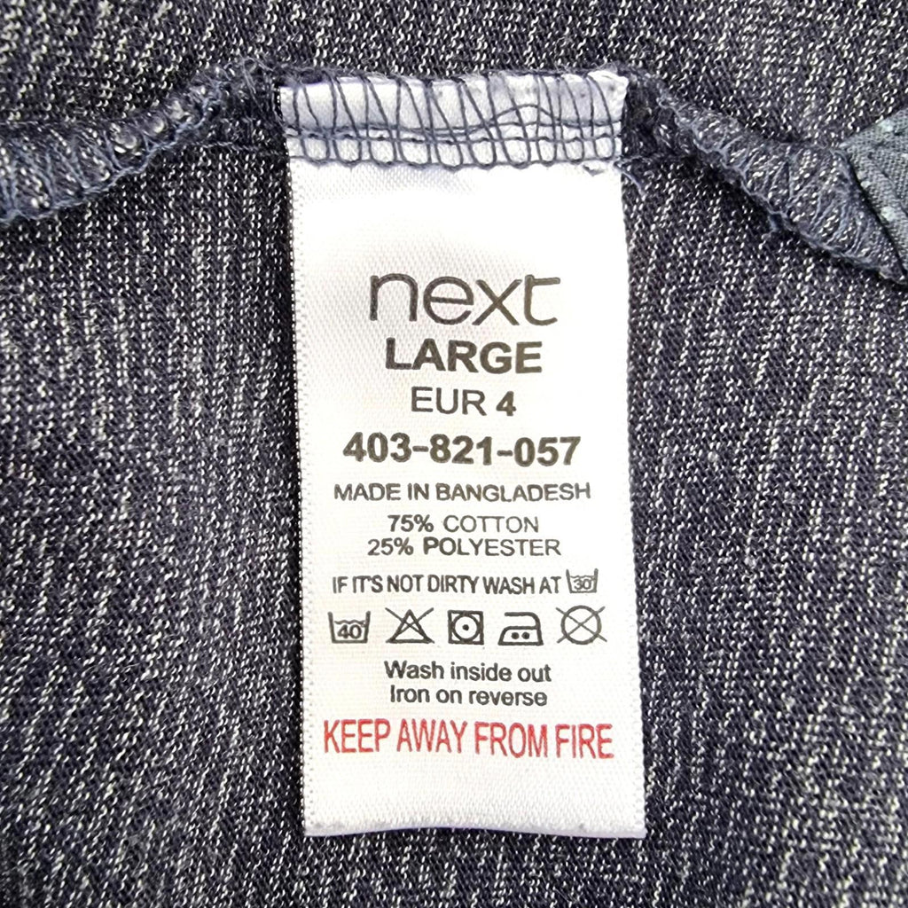 Next Polo Shirt Blue Smart Casual Pocket Men's UK Size Large L