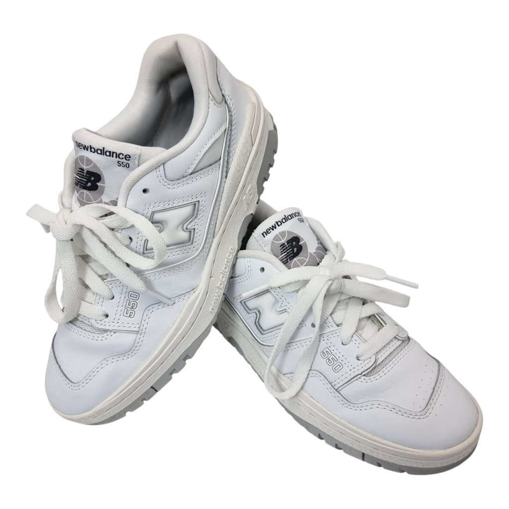 New Balance 550 Trainers Women's UK Size 4 White Grey Colorway Shoe Sneakers