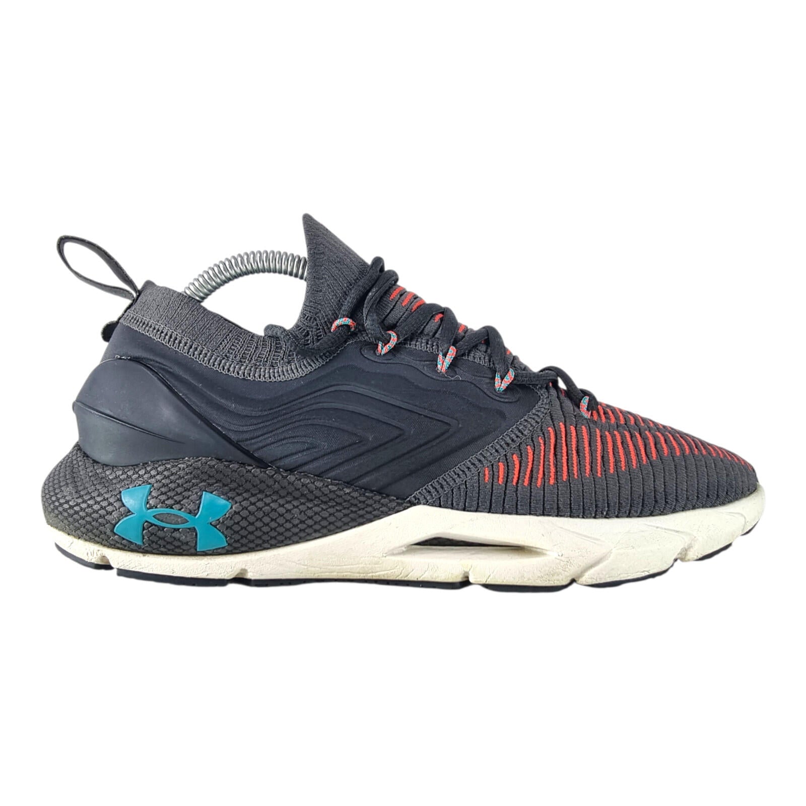 Under Armour HOVR Phantom 2 Trainers Men's UK Size 8 Grey Red INKNT Breathable