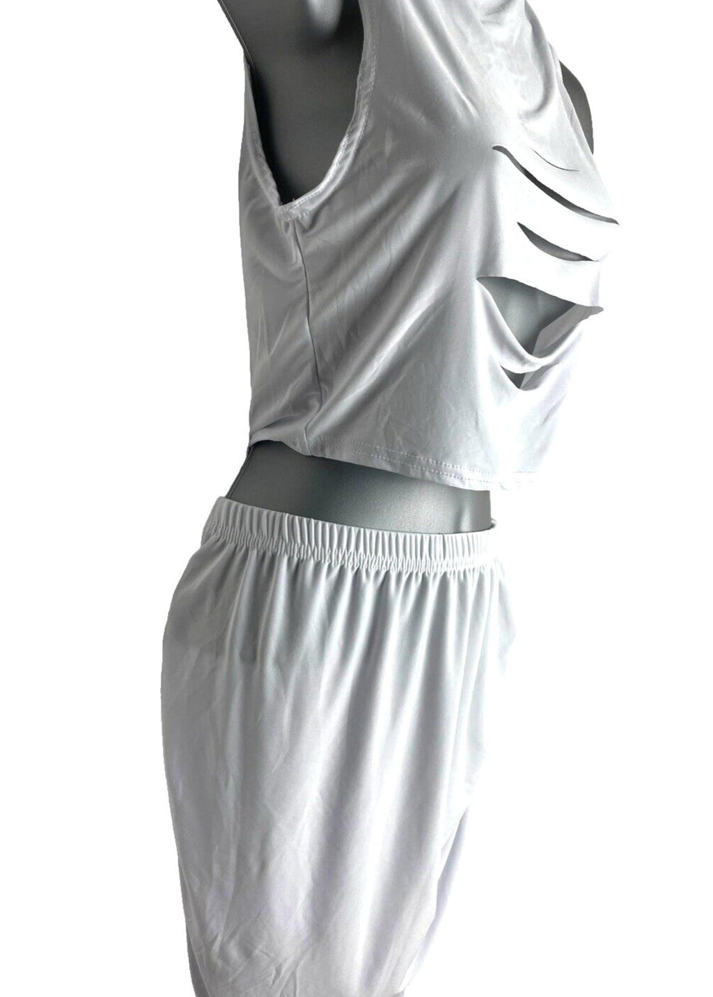 Pretty Little Thing Two-Piece Set Women’s UK Size 8 Bandage Skirt & Crop Top