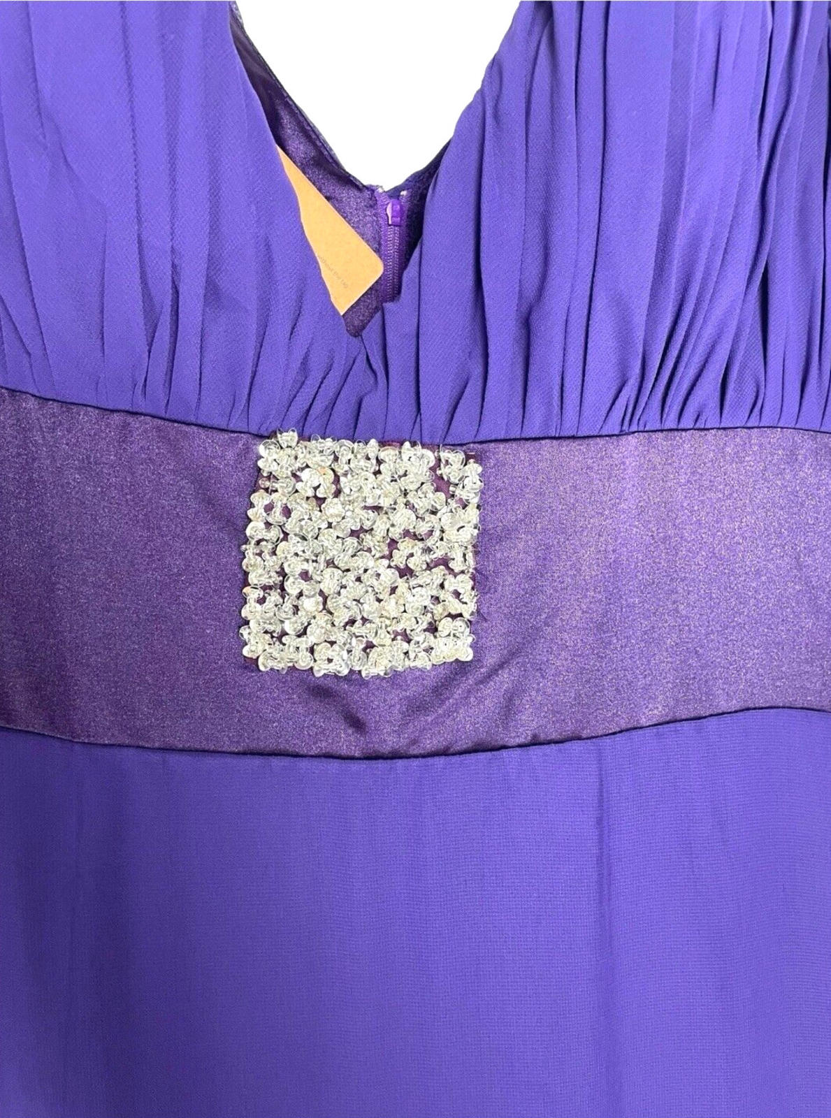 Light In The Box Occasion Dress Women's UK Size 12 Embezzled Regency Purple