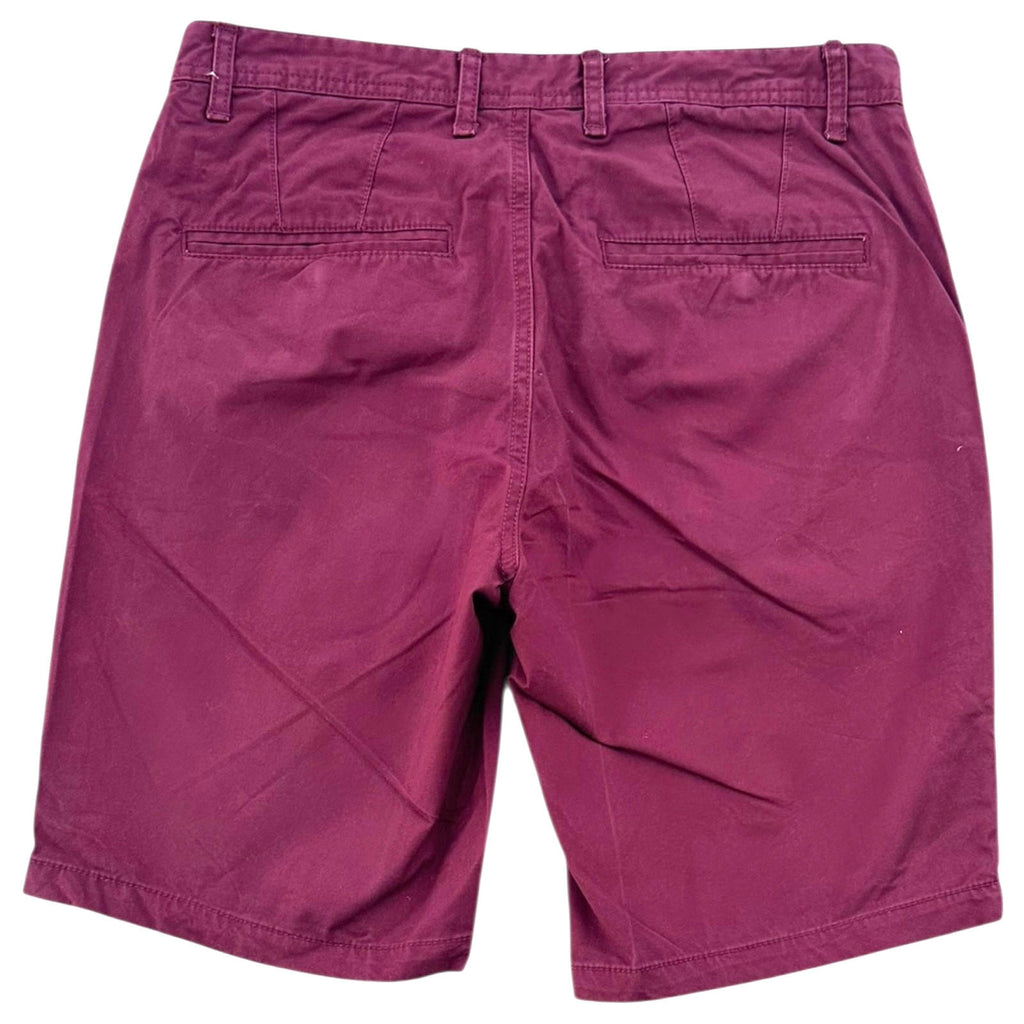 River Island Shorts Men's UK Size 30" W Red Chino Button Summer Casual