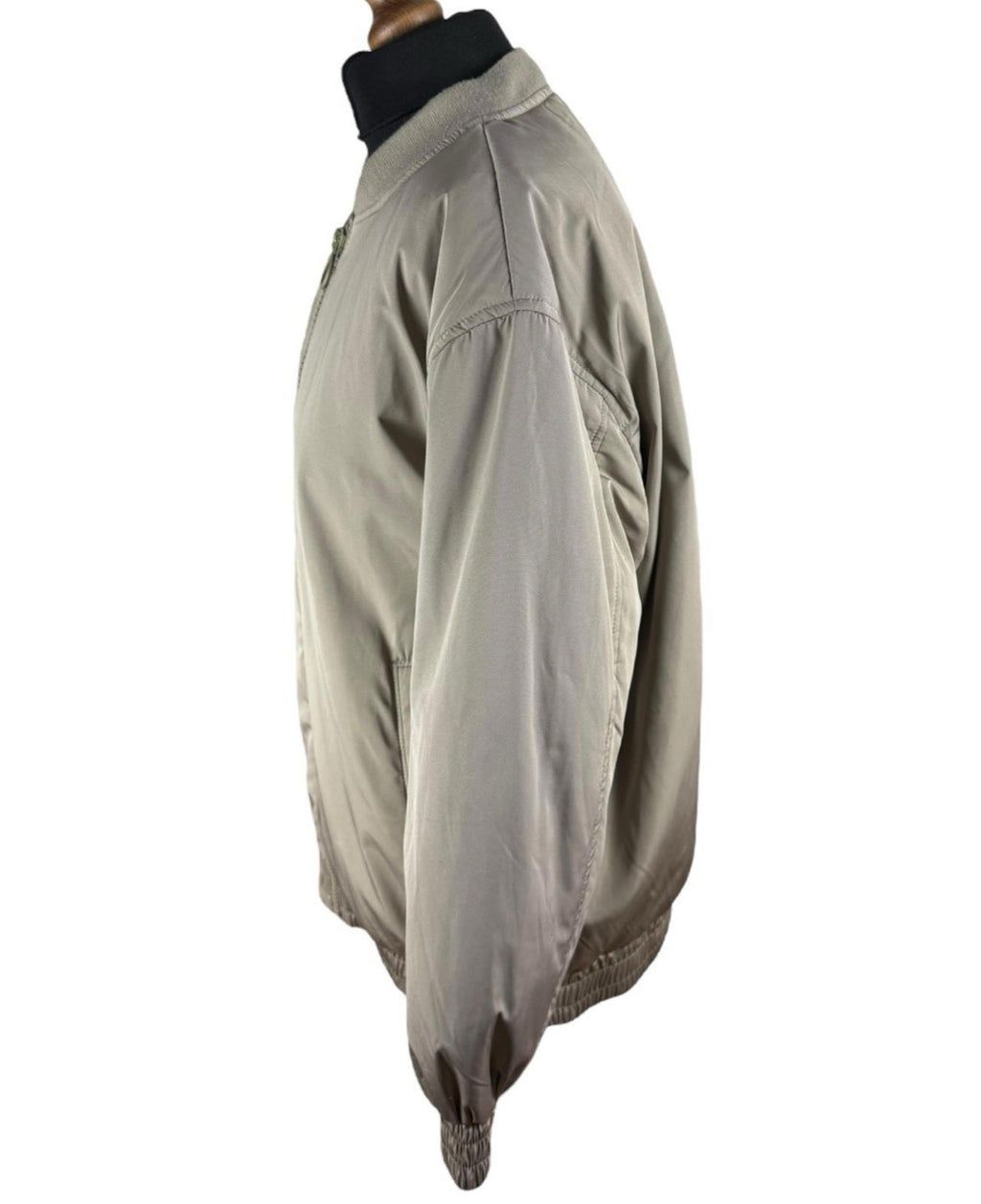 Stradivarius Oversized Bomber Jacket Coat Mid Length Zip Up Women’s UK Size XS