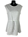 Divided Jersey Playsuit Women's UK Size XS Grey Drawstring Waist Sleeveless
