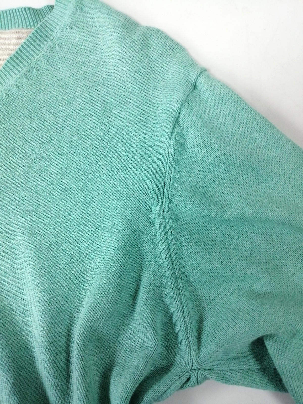 Blue Harbour Knit Jumper Men's Size M Teal Sweater Chest 38-40in 100% Cotton