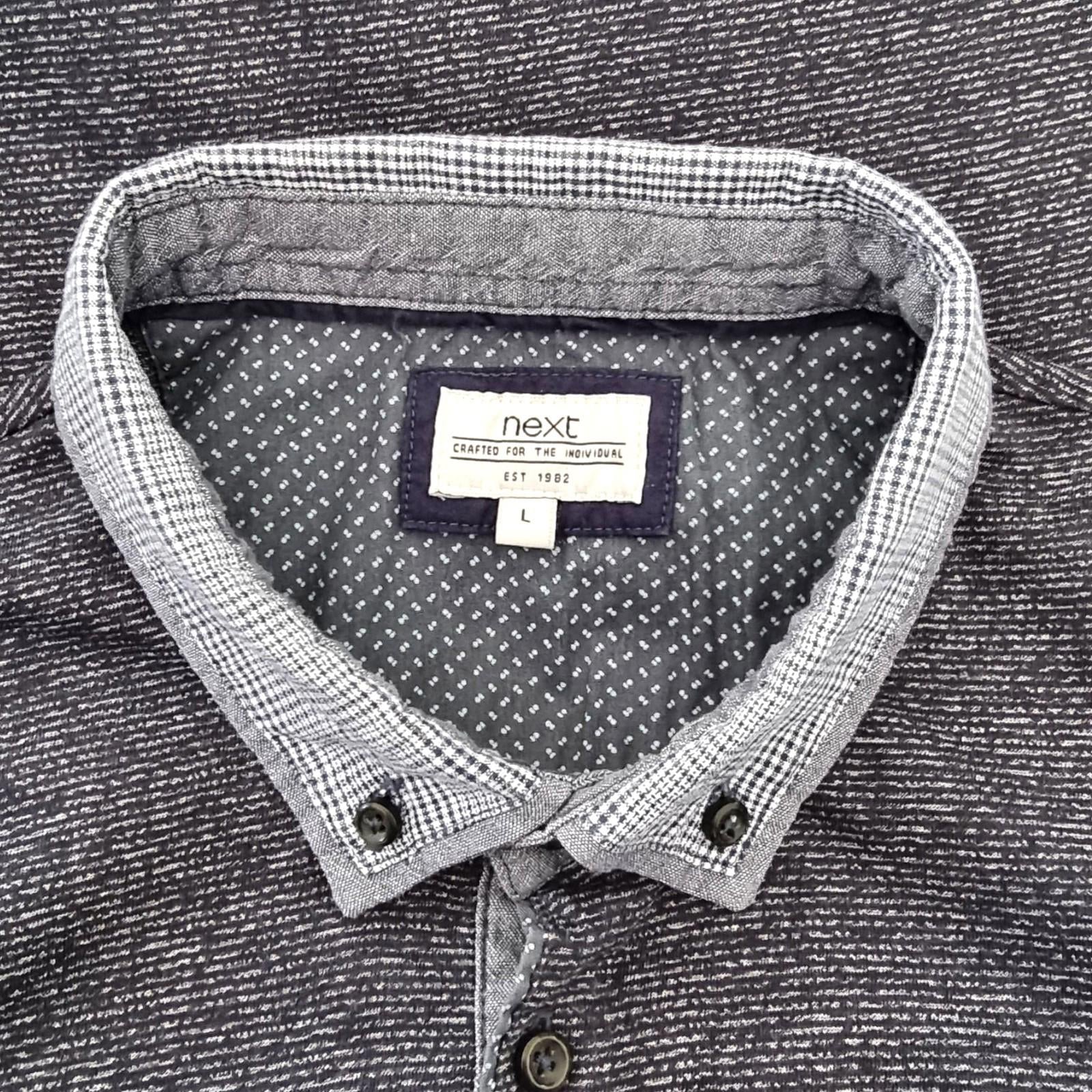 Next Polo Shirt Blue Smart Casual Pocket Men's UK Size Large L