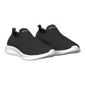 HKR Black Slip On Sports Shoes Trainers Memory Foam Mid Top UK Size 8 (EU 42)