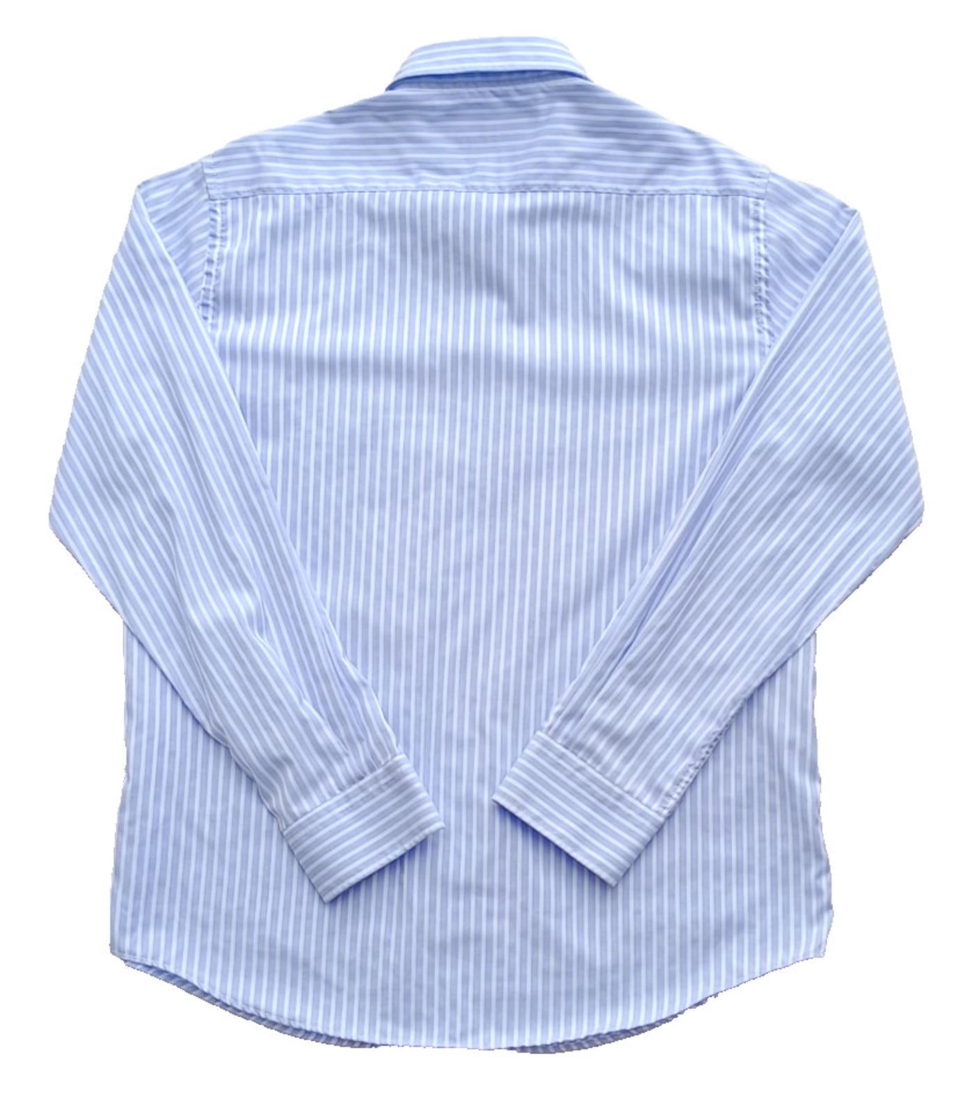 Broadbents & Boothroyds Shirt Men's UK Size 2XL Blue Stripe 100% Cotton Pocket