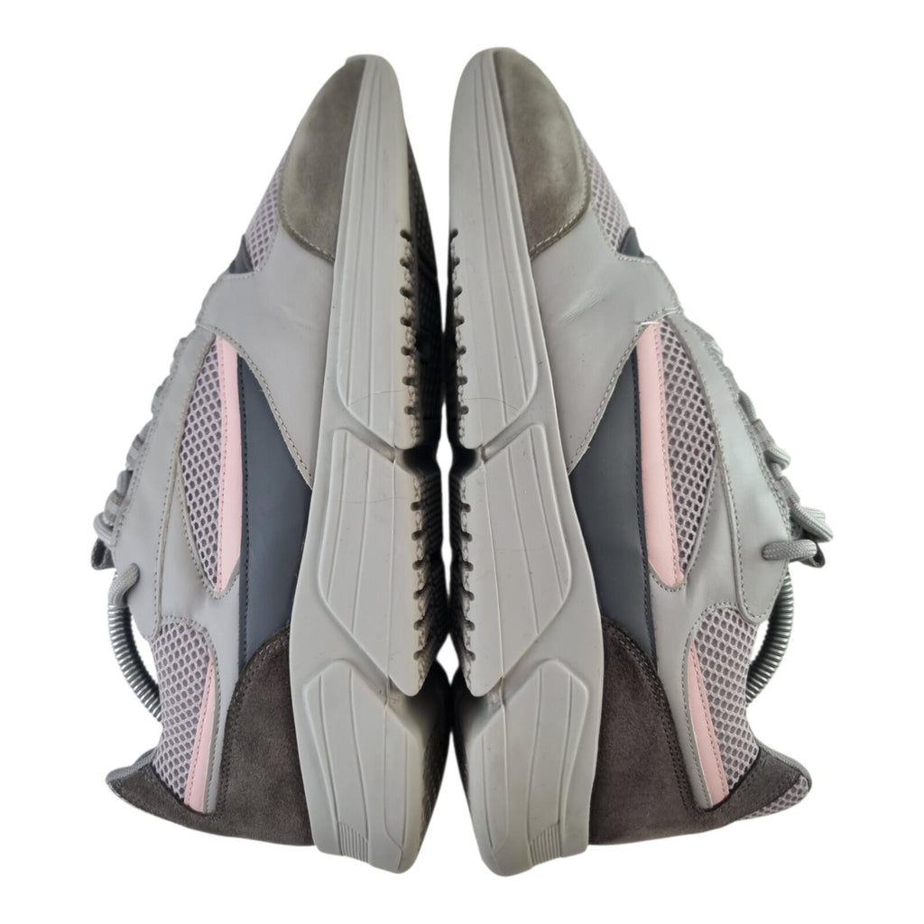 Belier A Sport Runner Trainer Men's UK Size 8 Low Top Grey Pink Sneakers