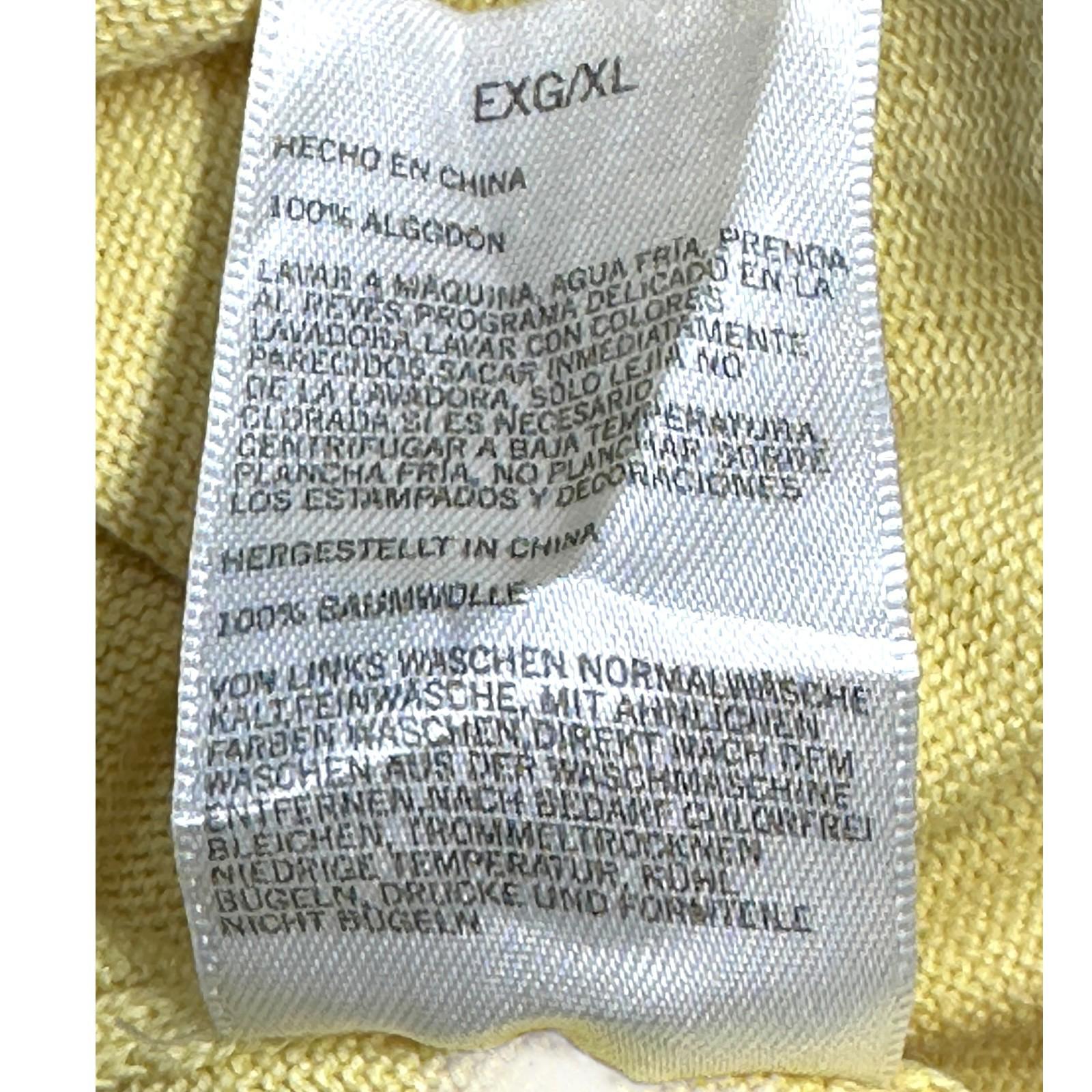 Nautica Knit Jumper Men's UK Size XL Yellow Long Sleeve 1/4 Zip Embroidered Logo