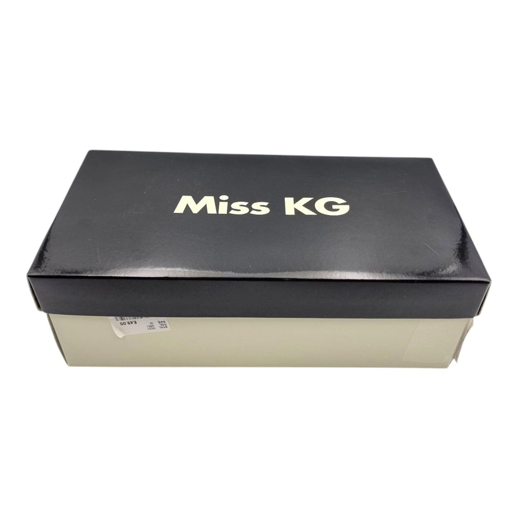 Miss KG Black Slip On Flat Shoes Flats Pleated Nicky Design Women's UK Size UK 3