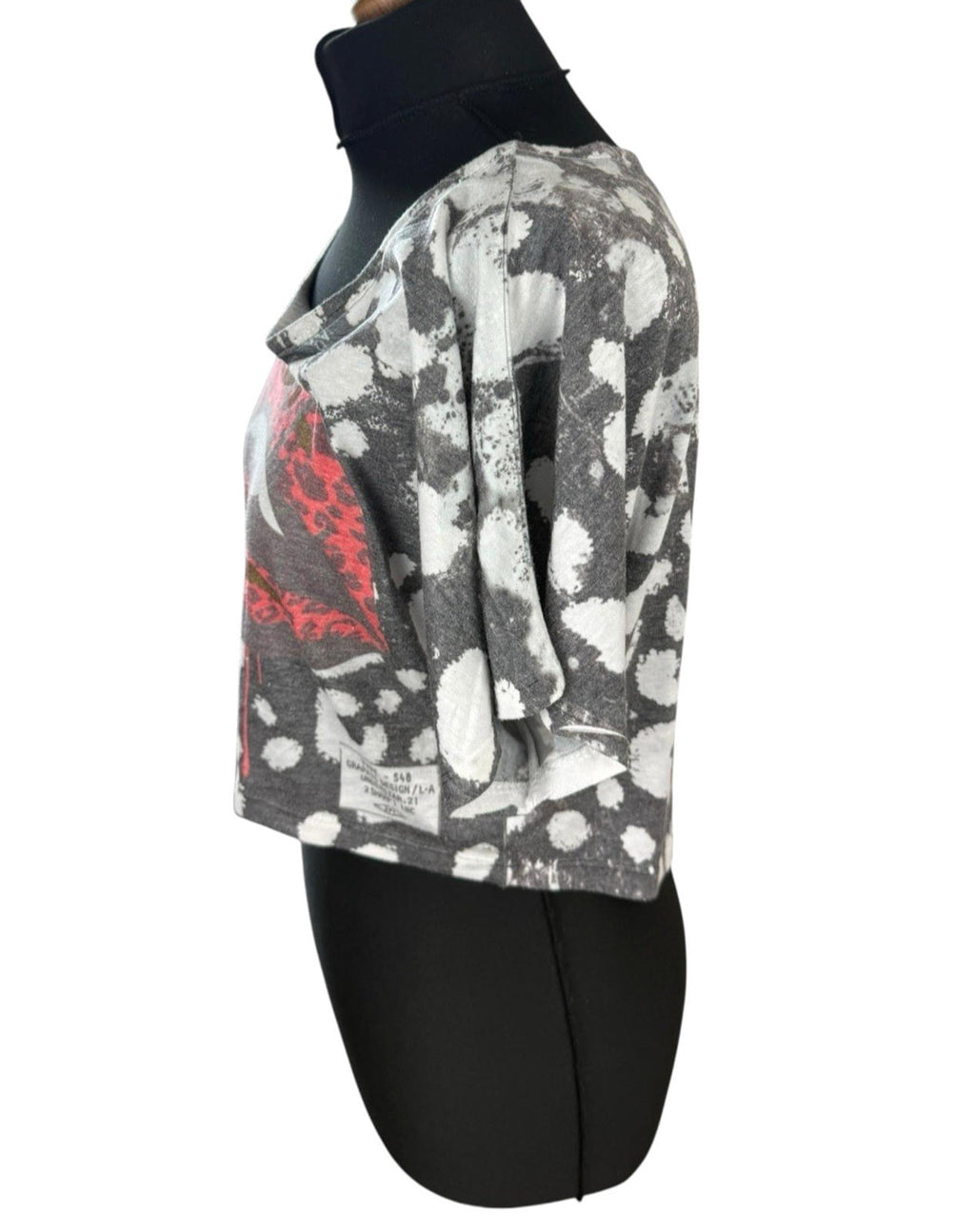 Understar Cropped T-shirt Graphic Print Relaxed Fit Women’s UK Size M