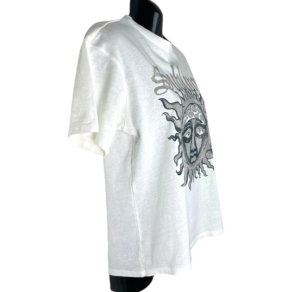Divided White Oversized Printed T-Shirt Sublime Women’s UK Size XXS
