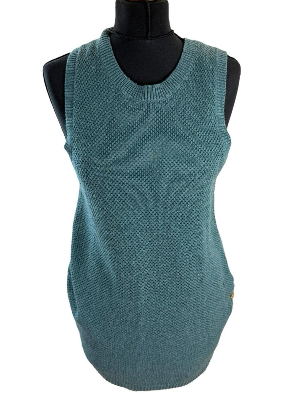 JNY Green Vest Jumper Sleeveless Women’s UK Size S