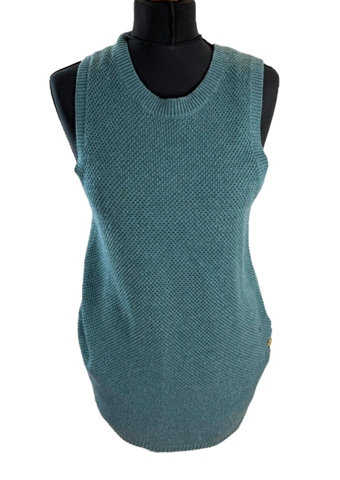 JNY Green Vest Jumper Sleeveless Women’s UK Size S