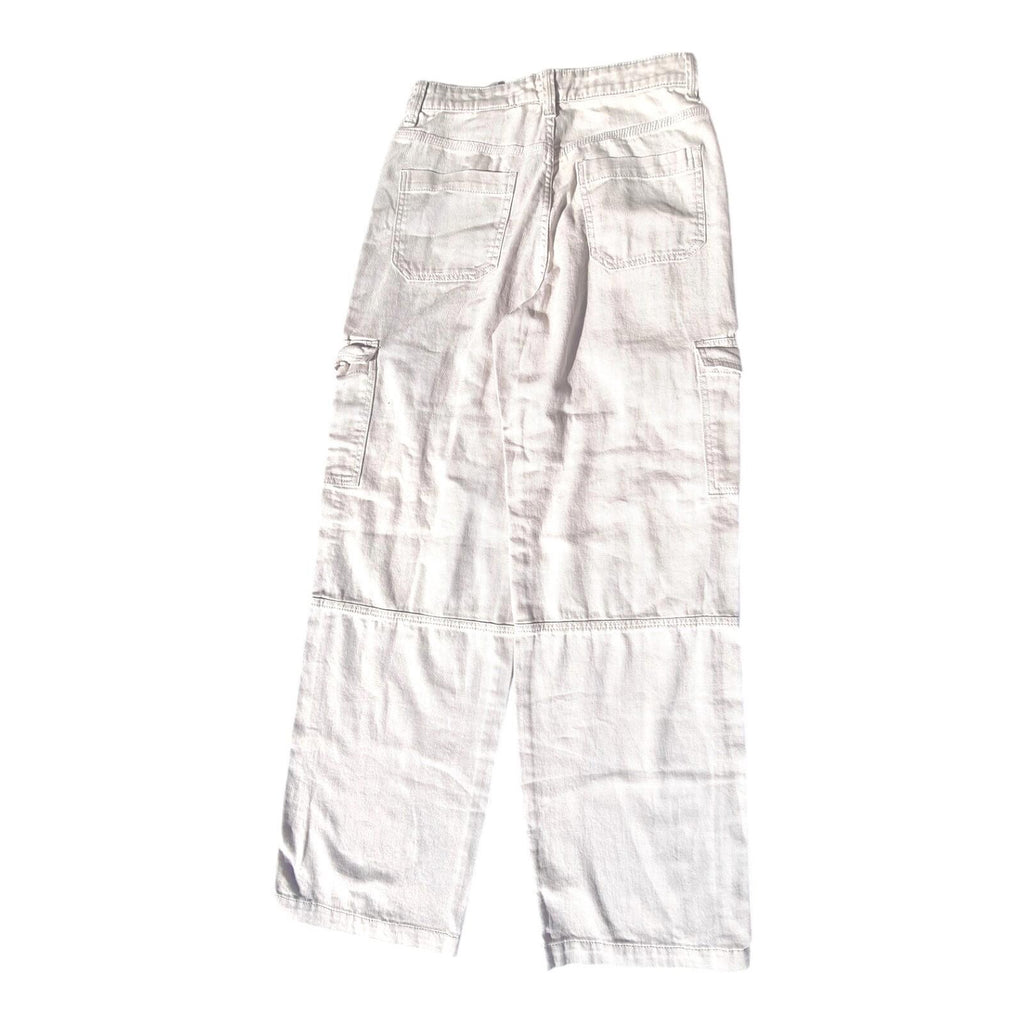 Divided Light Beige Denim Cargo Jeans Women’s UK Size XS