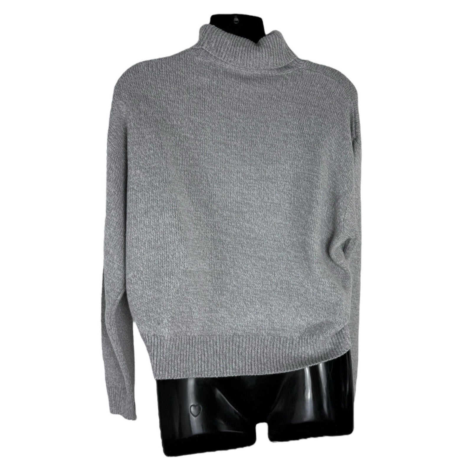 Divided Polo Neck Jumper Women's UK Size XS Grey Long Sleeve
