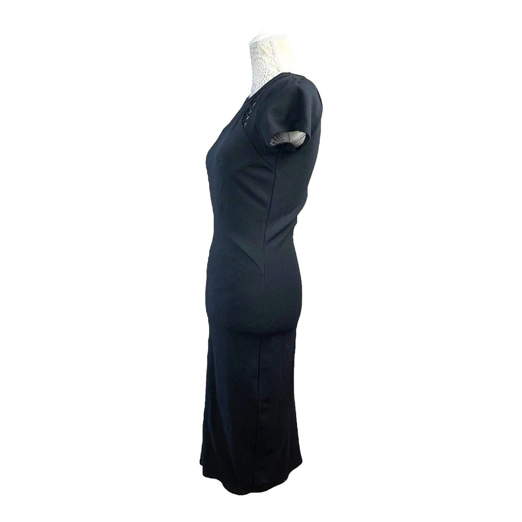 River Island Black Midaxi Dress Bodycon Women’s UK Size 12