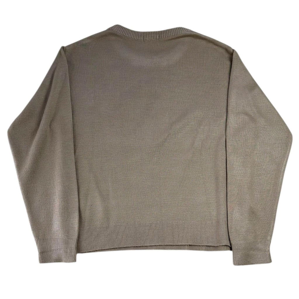 Peter England Jumper Men's UK Size M Beige Long Sleeve Knit Crew Neck