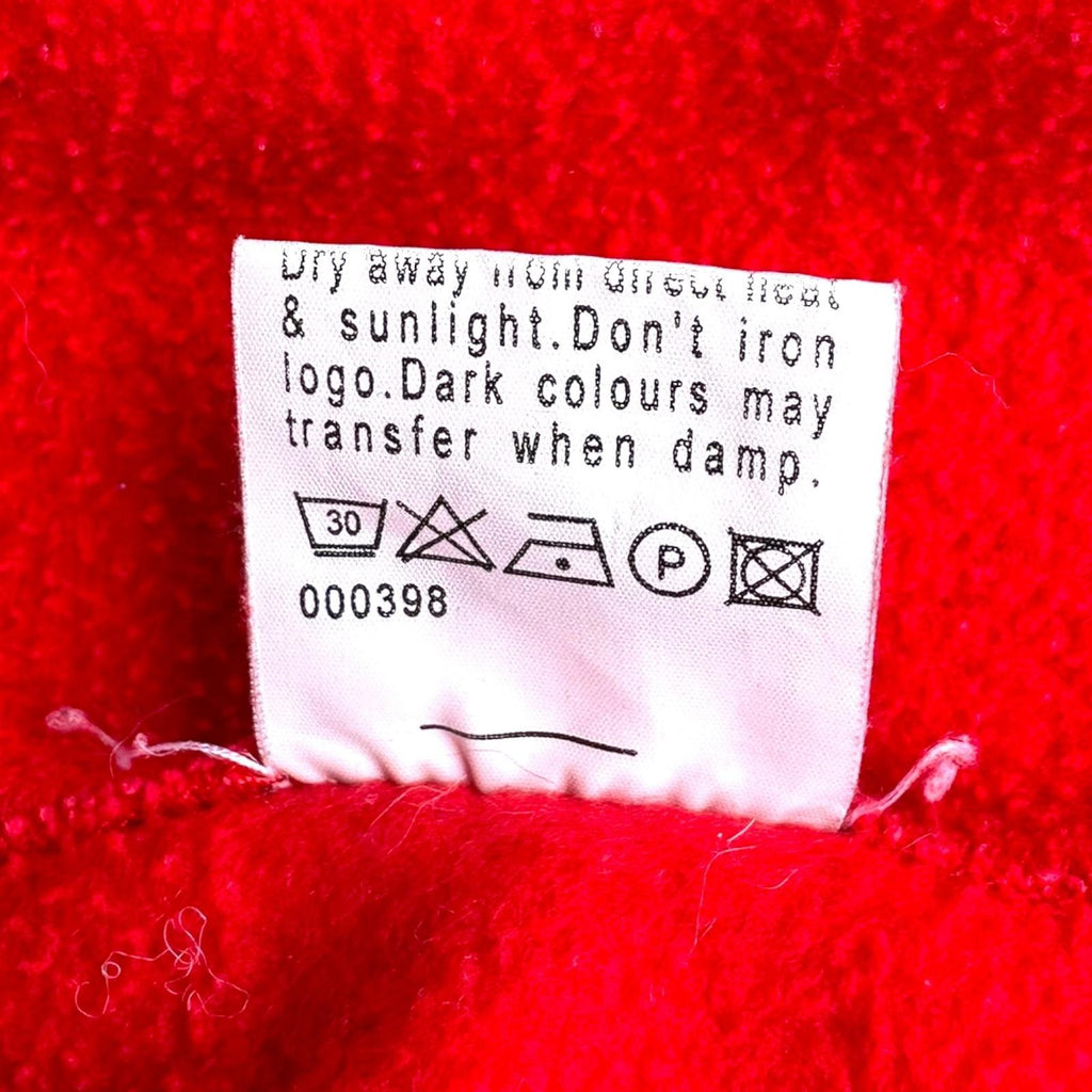 Bench Jacket Women's UK Size M Red Low Cut Stand Up Collar Jersey Zip Coat