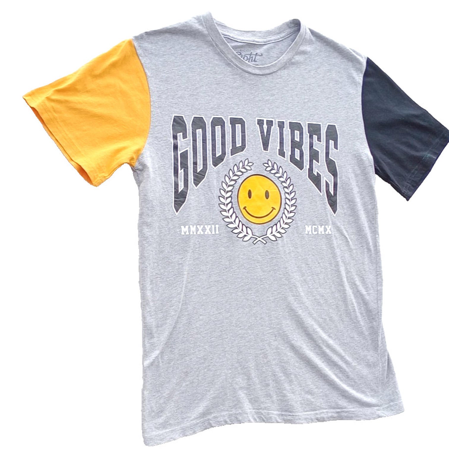 Eighty Eight Graphic Print T-Shirt Men's UK Size M Grey Crew Neck 100% Cotton