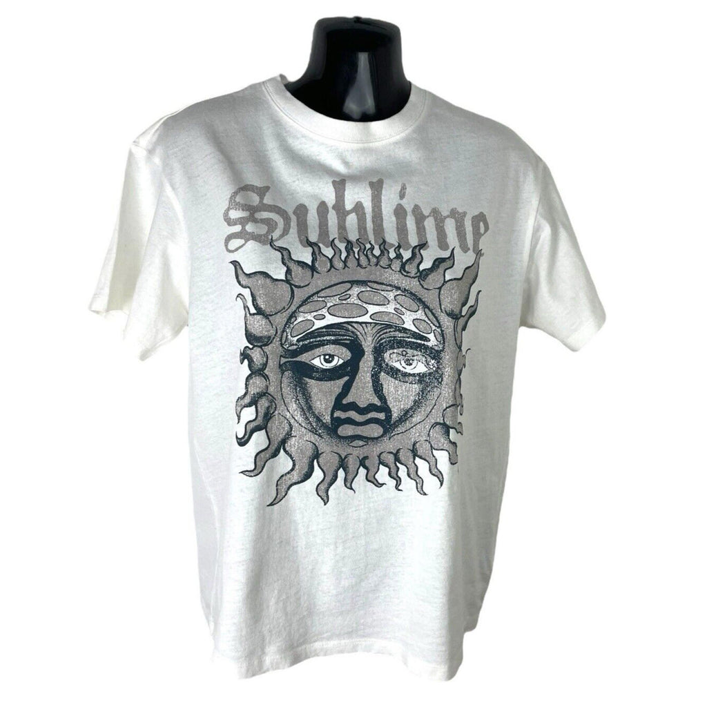 Divided White Oversized Printed T-Shirt Sublime Women’s UK Size XXS
