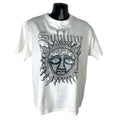 Divided White Oversized Printed T-Shirt Sublime Women’s UK Size XXS