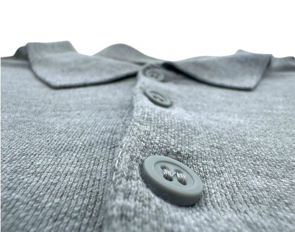 George Polo Shirt Men's UK Size 2XL Grey Short Sleeve Collar Summer