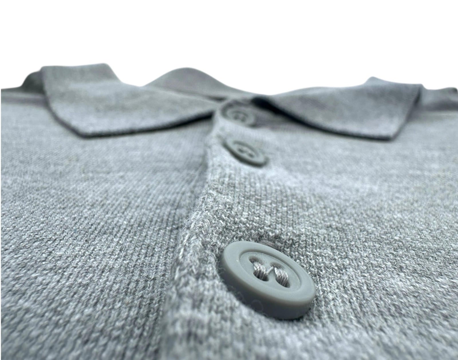 George Polo Shirt Men's UK Size 2XL Grey Short Sleeve Collar Summer