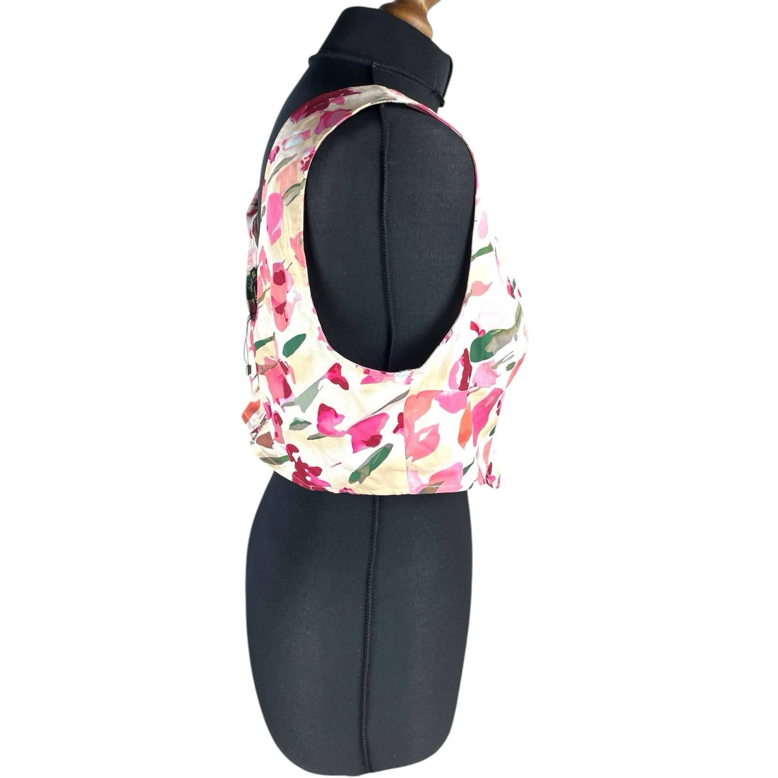 Ravi Famous Boned Croptop Floral Women’s UK Size 16