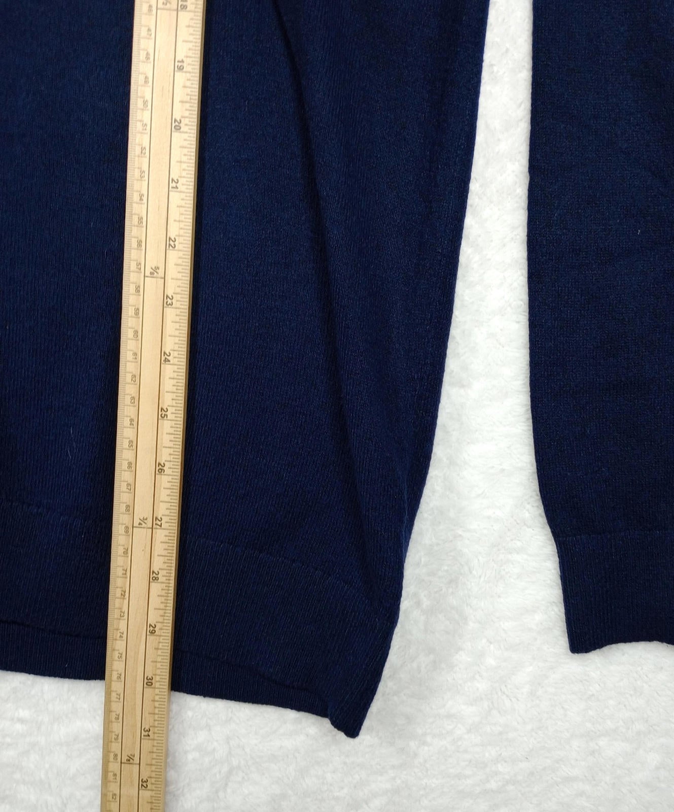 Gap Knit Jumper Men's UK Size M Blue Long Sleeve 100% Cotton Crew Neck Sweater