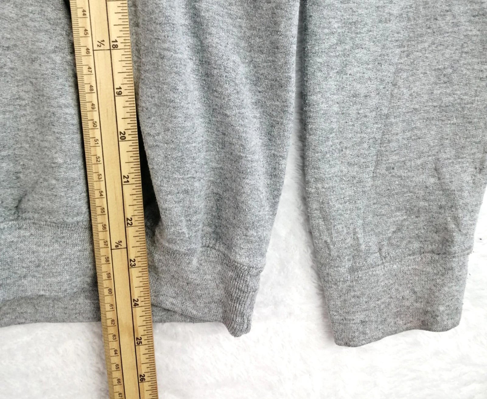 Catholic High Panthers Hoodie Youth Size Age 14- 15  Grey Jersey Hooded Pockets