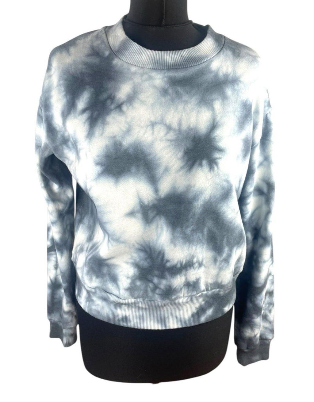 90 Degree Grey Sweater Jumper Tie Dye Effect Women’s UK Size S