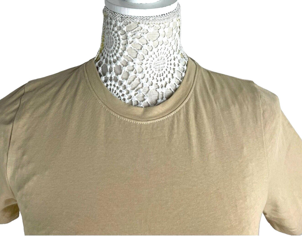 Pretty Little Thing Tall Beige T-shirt Women’s UK Size 8