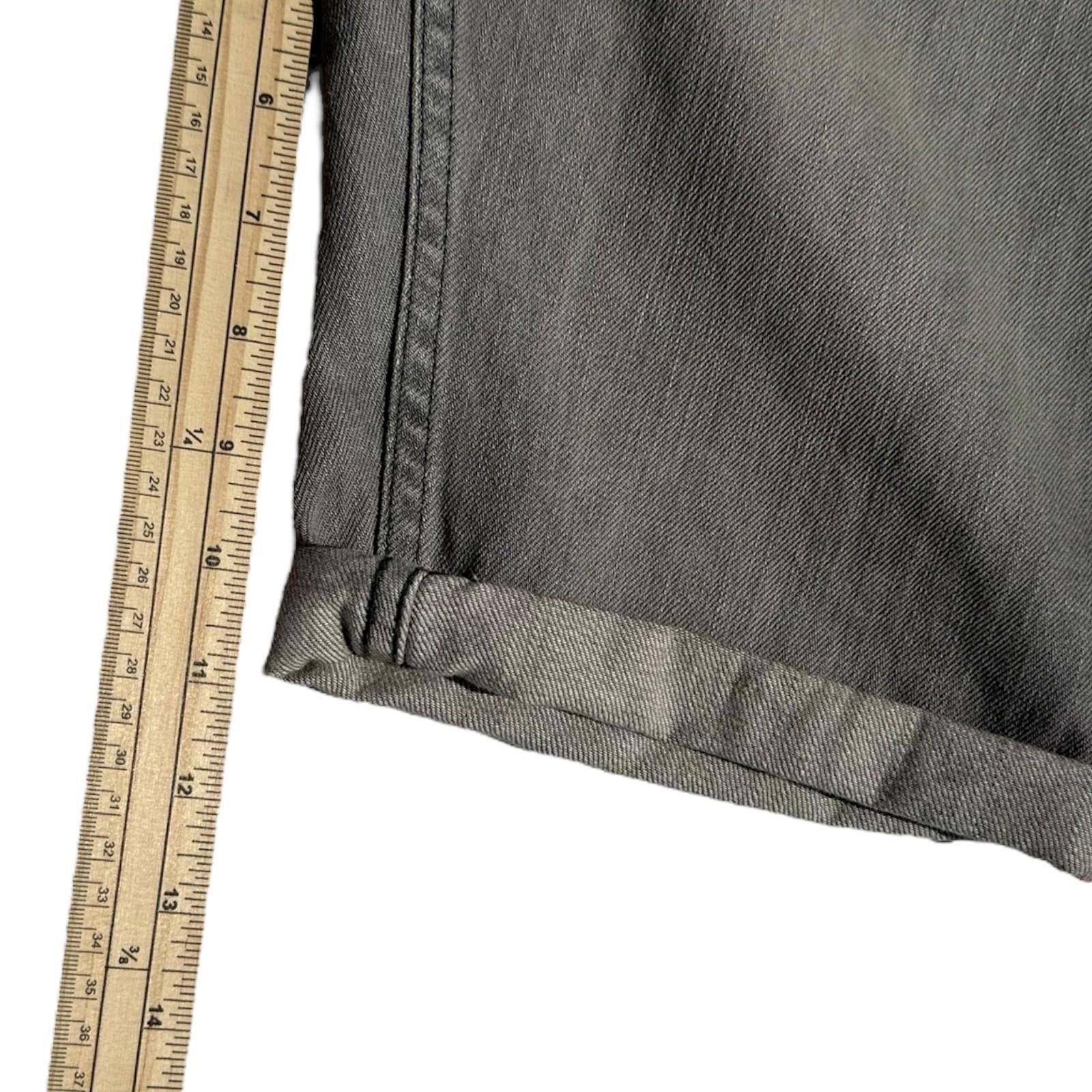 Next Florida Shorts Men's UK Size 30" W Grey Denim Slim Summer Button Up Pockets