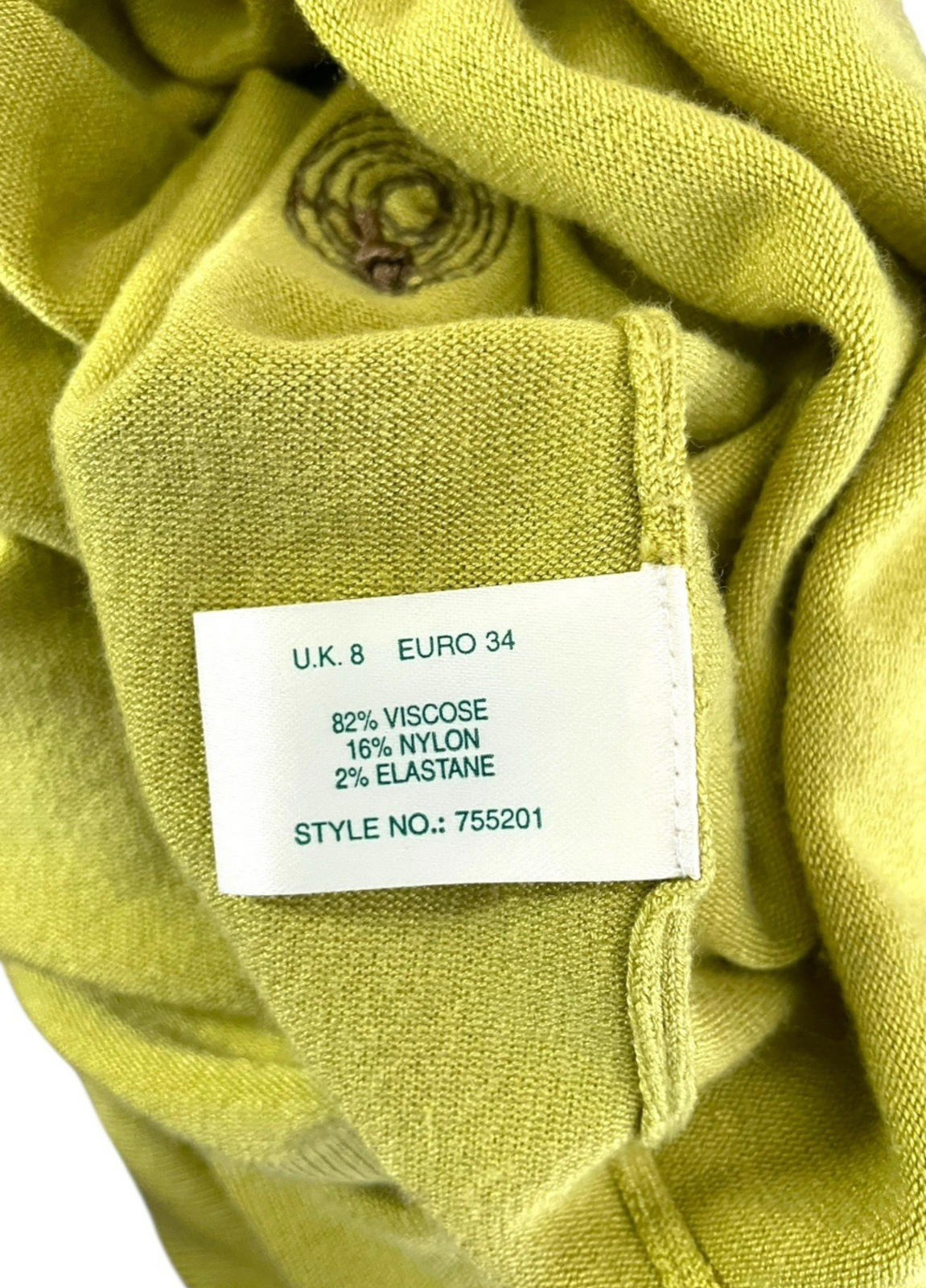 Kaliko Textured Jumper Dotted 3/4 Sleeve Women’s UK Size 8
