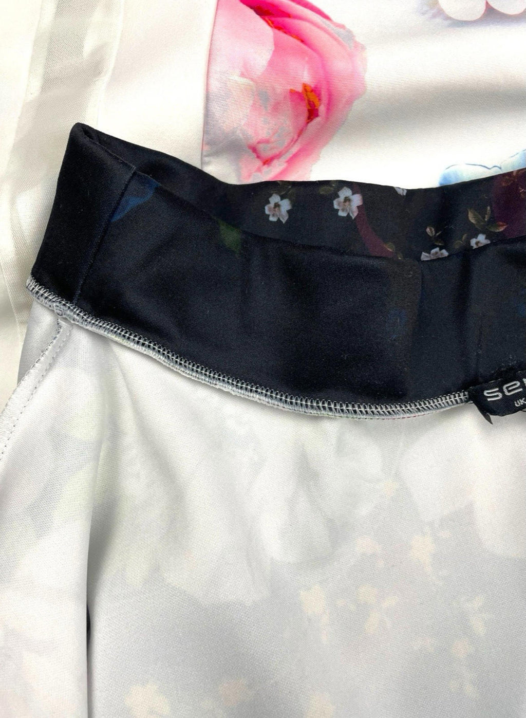 Select High Waisted Skirt A-line Floral Knee Length Women’s UK Size 12