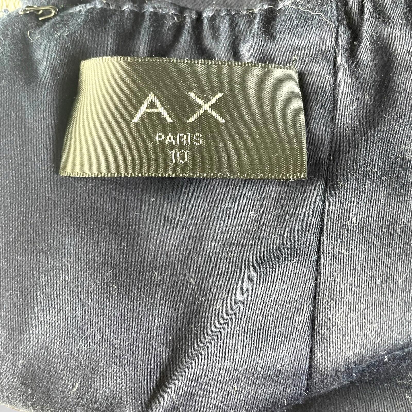 AX Paris Mini Dress Navy Strapless Embezzled Padded Women’s UK Size 10