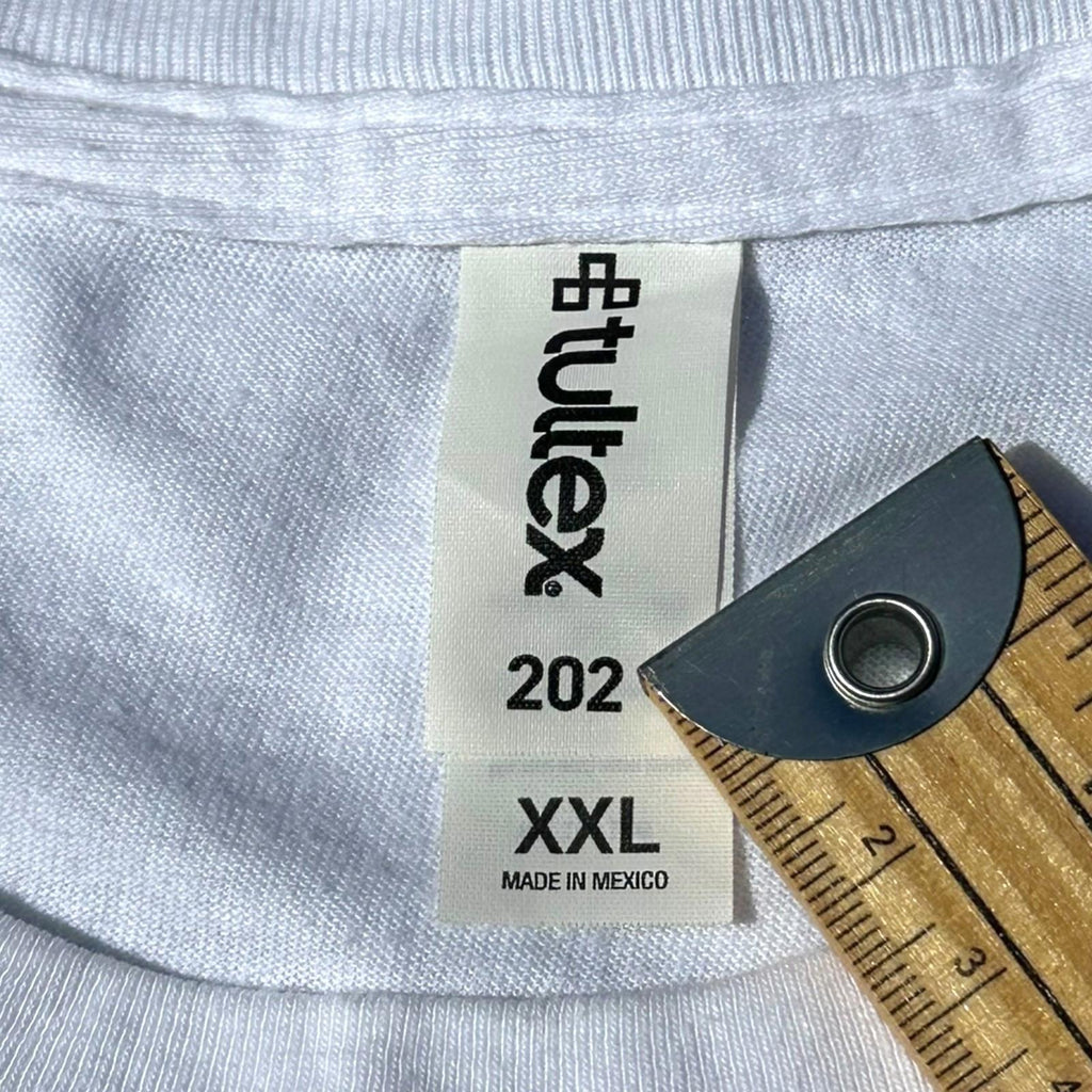 AGGIE T-Shirt Men's UK Size 2XL White Graphic Print Short Sleeve