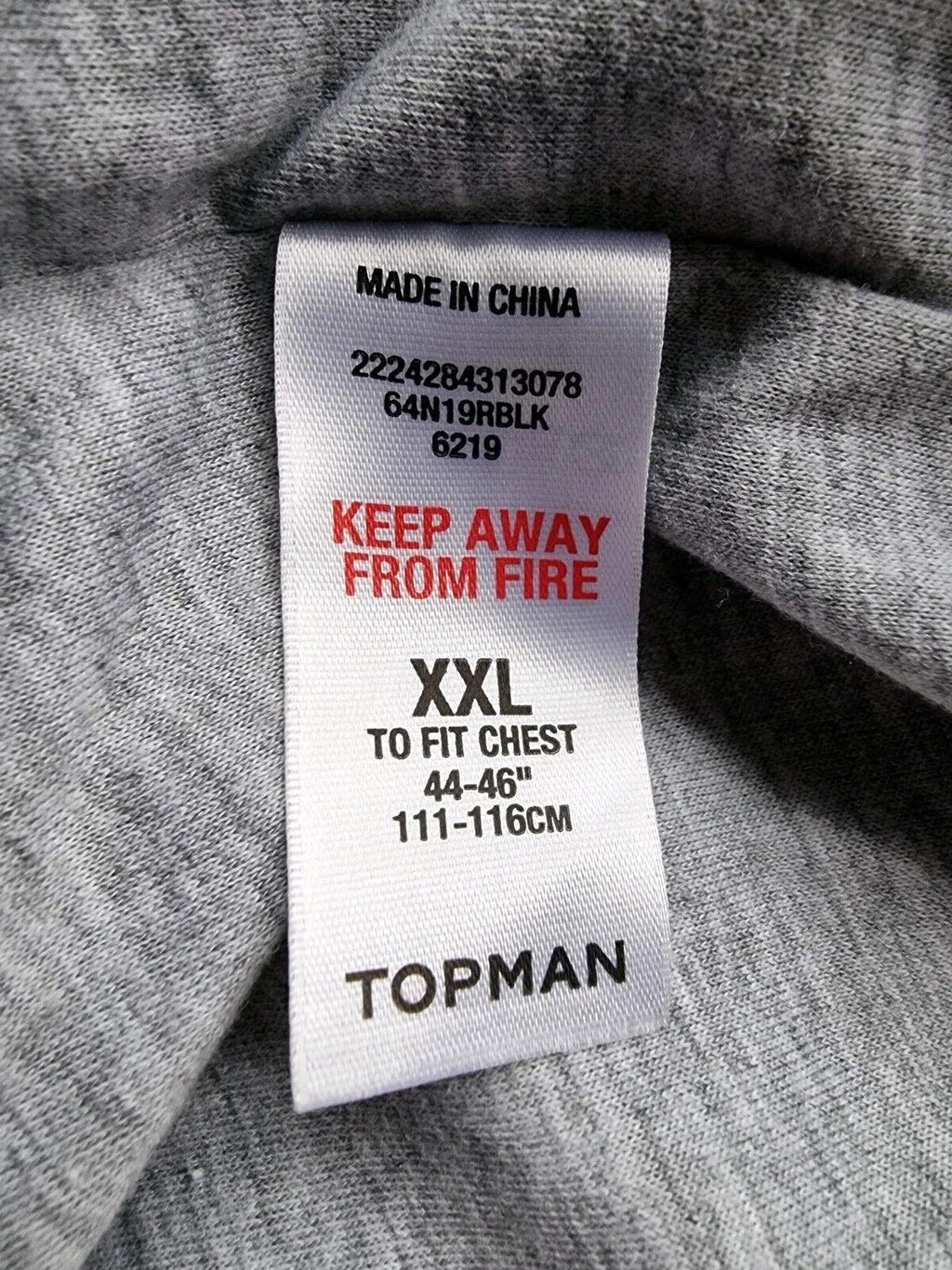 Topman Summer Jacket Black Bomber Lightweight Men's UK Size 2XL