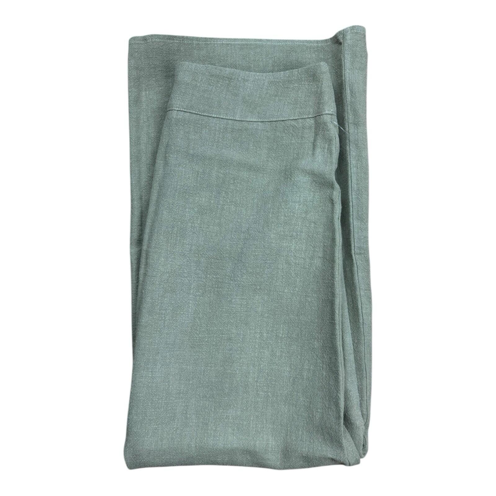 Linein Maxi Skirt Women’s UK Size S Kahki Green High Waist Zip Fastening