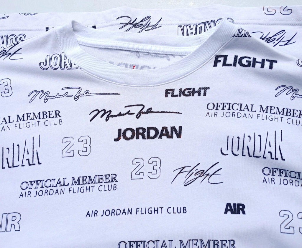Nike Air Jordon T Shirt Men's UK Size M White 100% Cotton Graphic Print