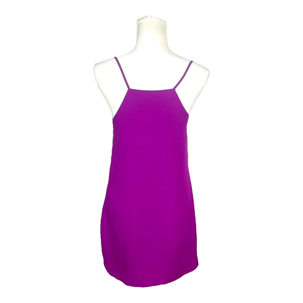 Oasis Purple V Neck Vest Mini Dress Women's UK Size 8