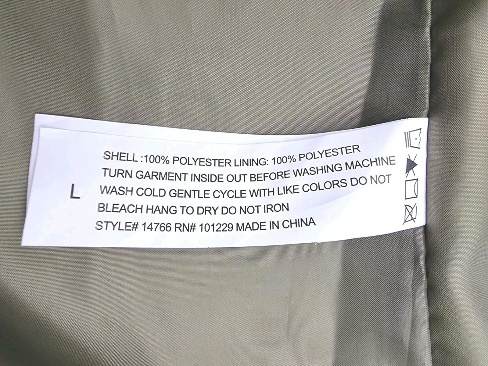 Stoosh Military Green Trench Coat Womens UK Size Large