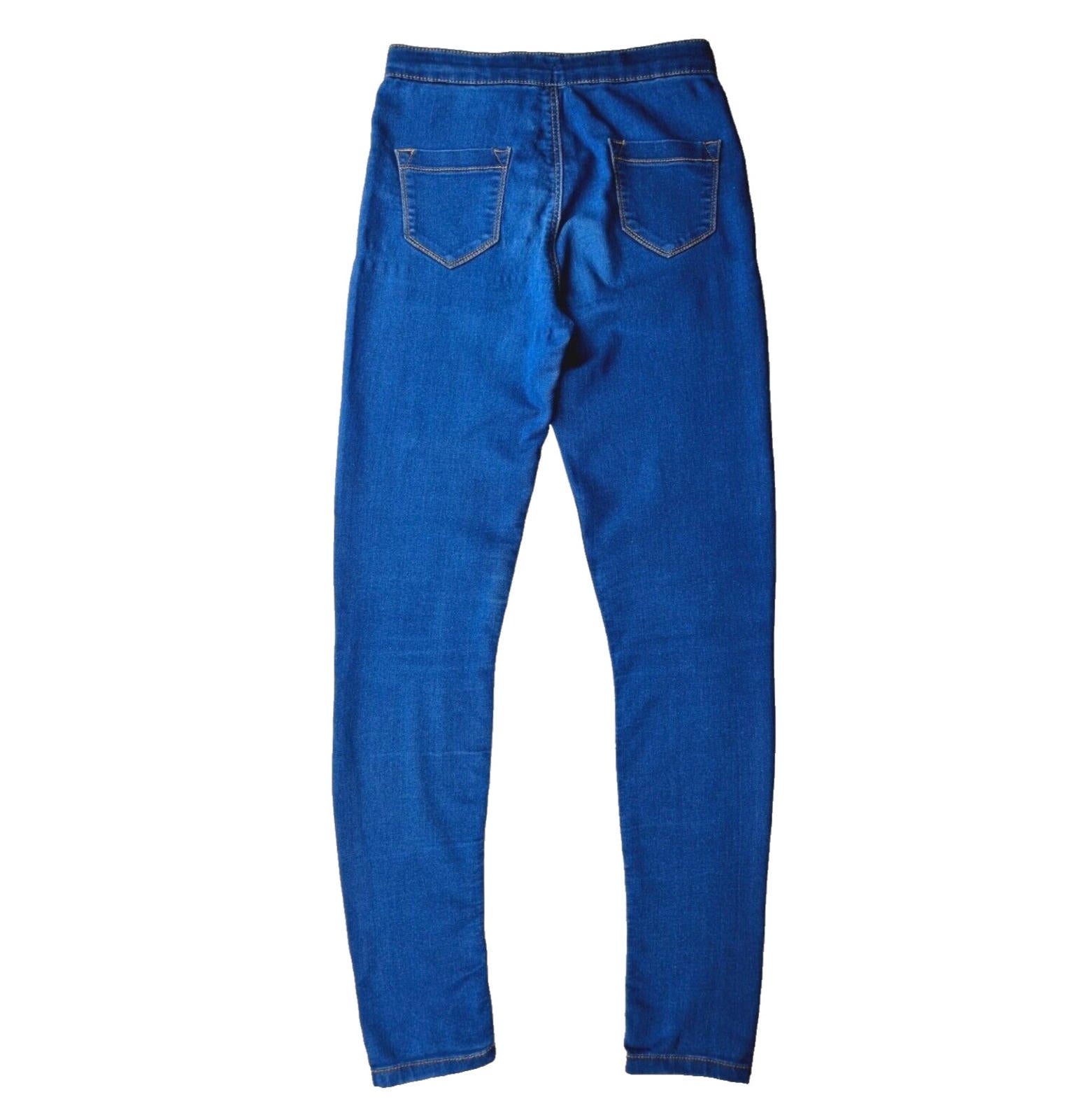 Candy Couture Jeans Junior Girls W26 L28 Blue Cotton Stretch Denim Leggings