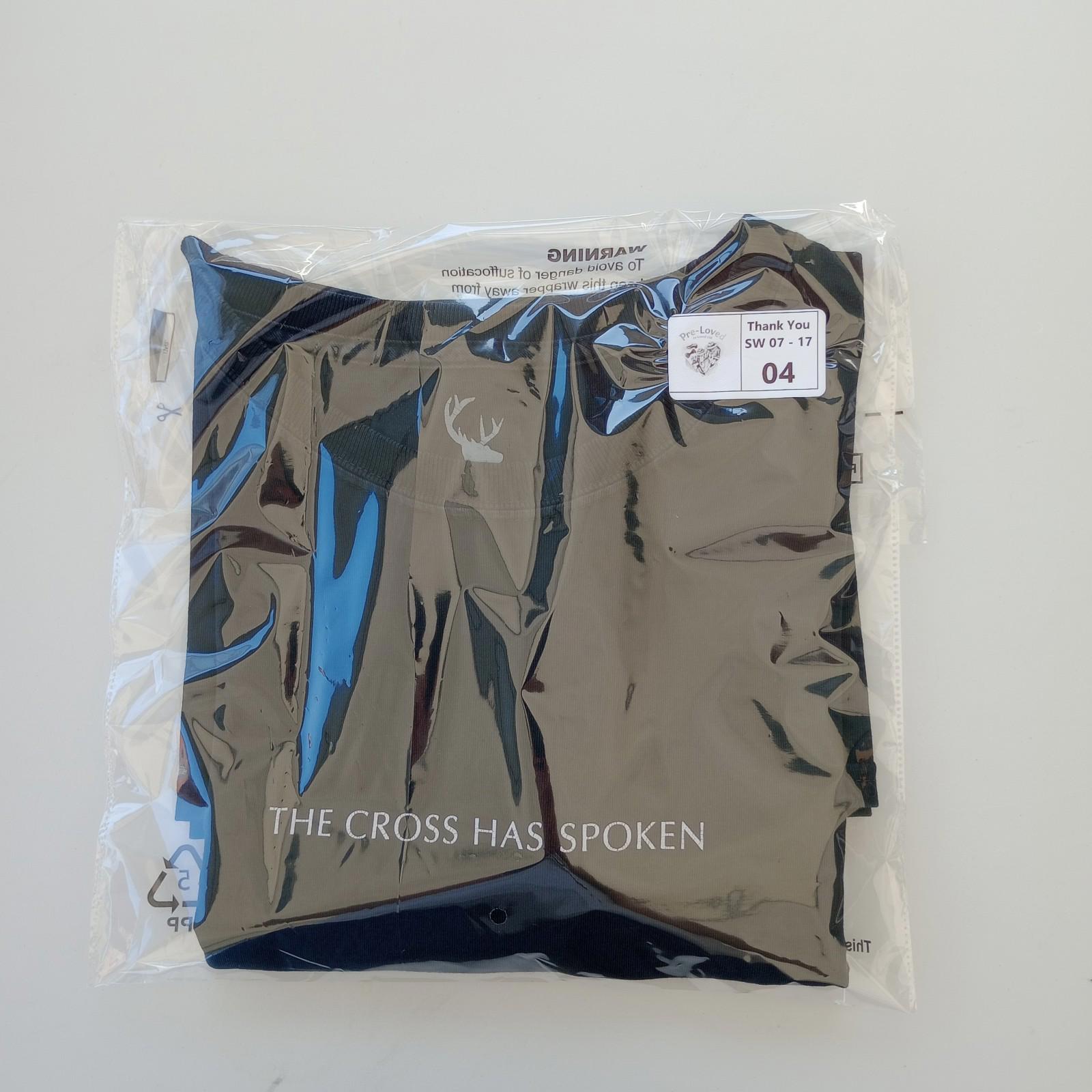 Bethel Music T-Shirt Men's UK Size L Black The Cross Has Spoken Graphic Print