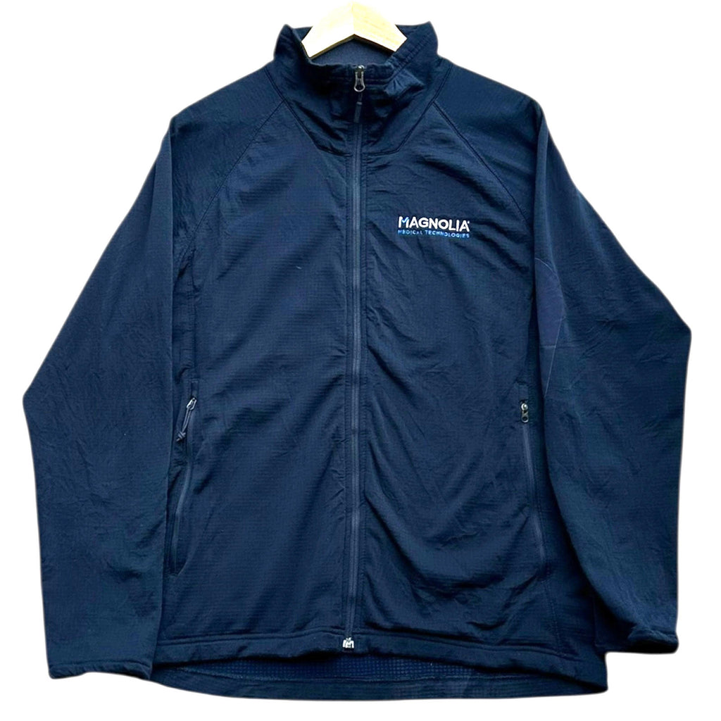 North Face Wind Breaker Men's Uk Size L Blue Magnolia Long Sleeve Coat Jacket